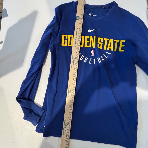 Nike Golden State Warriors Basketball Long Sleeve‎ Shirt Men's Medium Blue - Picture 7 of 10